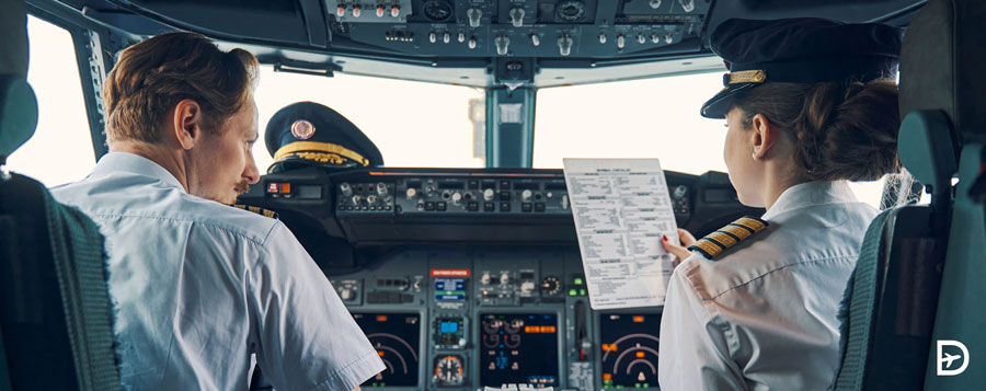 check-up cockpit avion