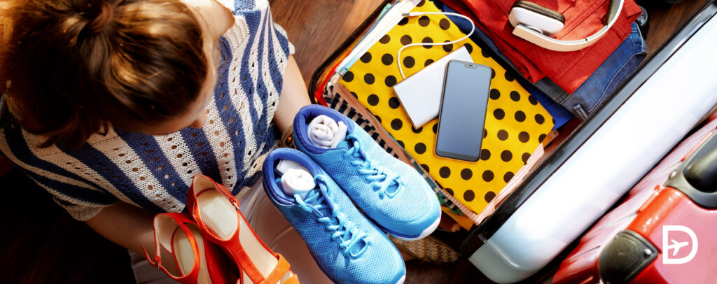 bien organiser votre valise la gestion des chaussures 
