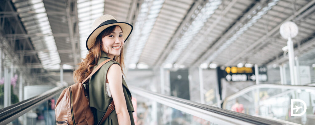 passager souriant
